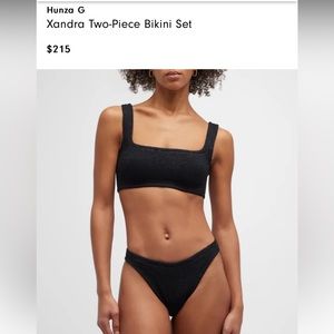 Brand NWT Hunza G Xandra bikini set